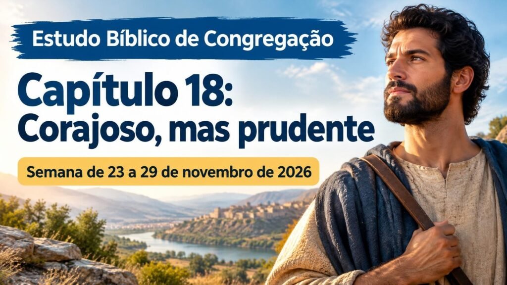 Estudo Bíblico de Congregação para a semana de 23 a 29 de novembro de 2026