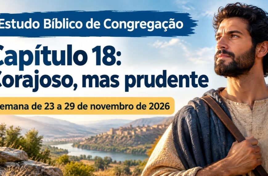 Estudo Bíblico de Congregação para a semana de 23 a 29 de novembro de 2026