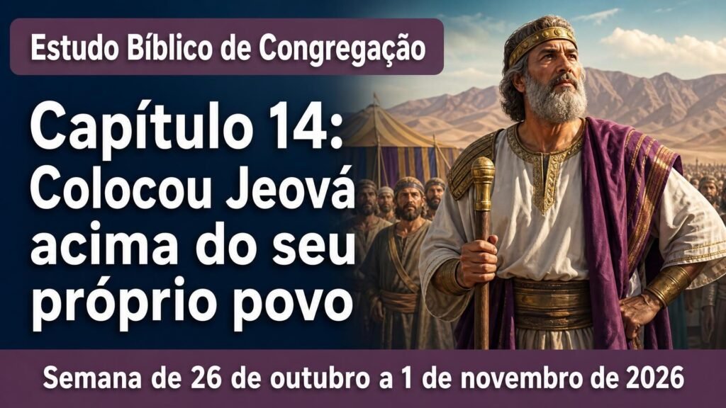 Estudo Bíblico de Congregação para a semana de 26 de outubro a 1.º de novembro de 2026