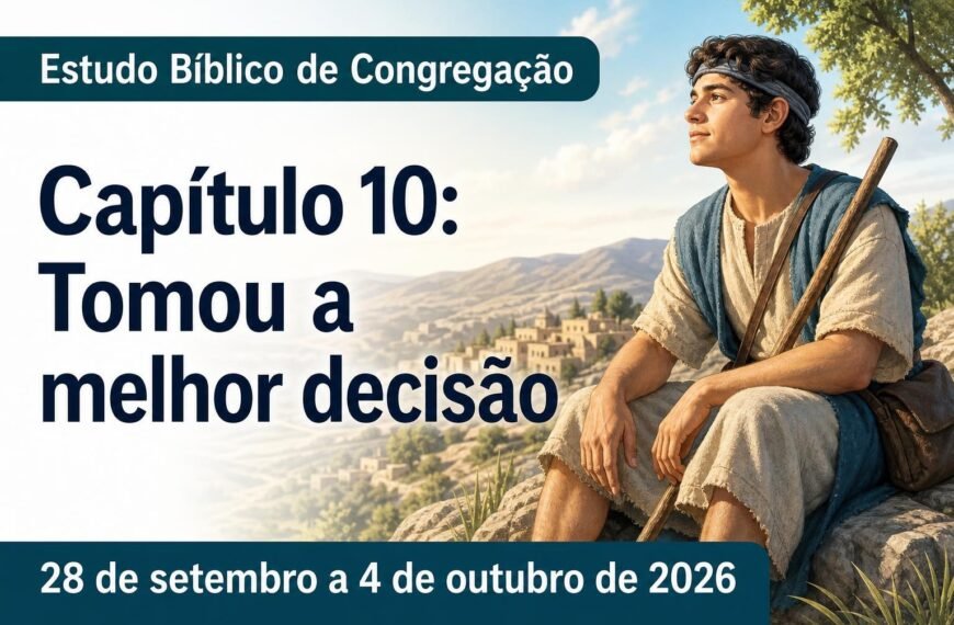 Estudo Bíblico de Congregação Estudo Bíblico de Congregação para a semana de 28 de setembro a 4 de outubro de 2026