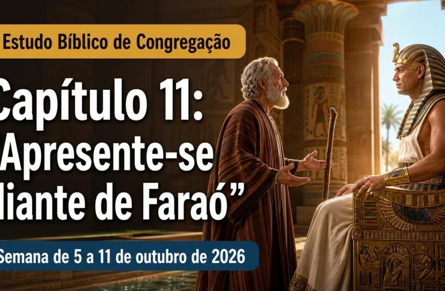 Estudo Bíblico de Congregação Estudo Bíblico de Congregação para a semana de 5 a 11 de outubro de 2026