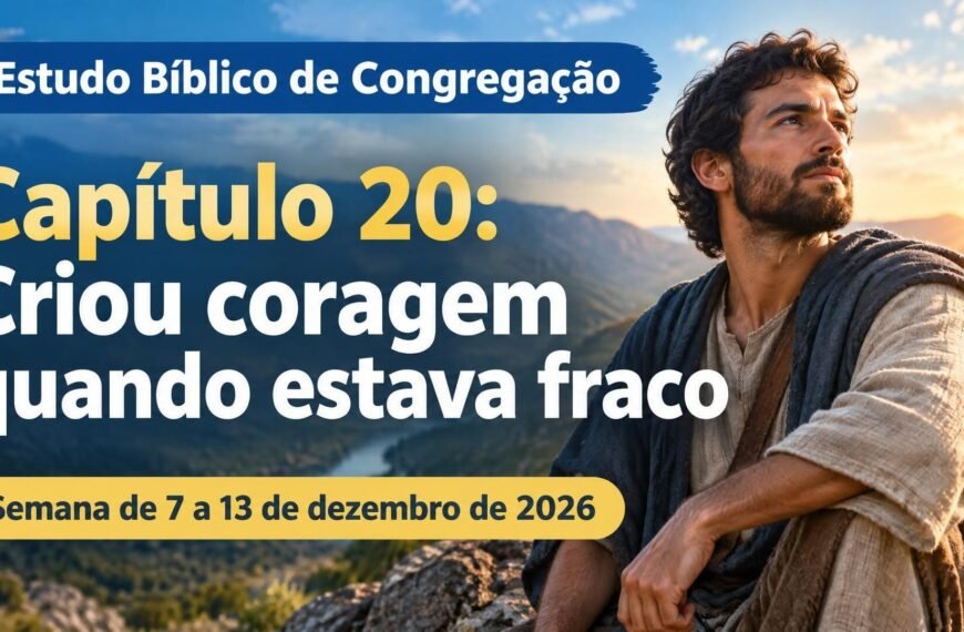 Estudo Bíblico de Congregação para a semana de 7 a 13 de dezembro de 2026