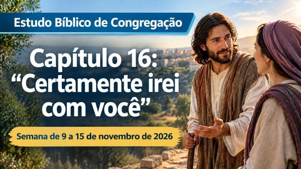 Estudo Bíblico de Congregação para a semana de 9 a 15 de novembro de 2026