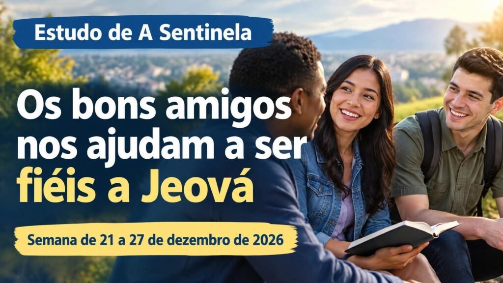 Estudo da Sentinela para a semana de 21 a 27 de dezembro de 2026 Estudo da Sentinela para a semana de 21 a 27 de dezembro de 2026