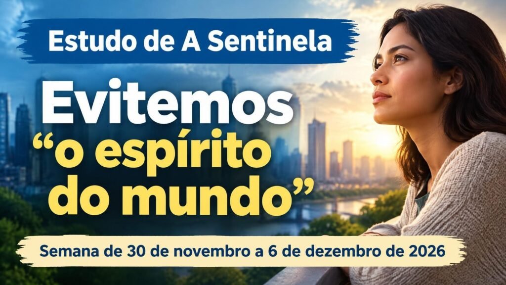 Estudo da Sentinela para a semana de 30 de novembro a 6 de dezembro de 2026