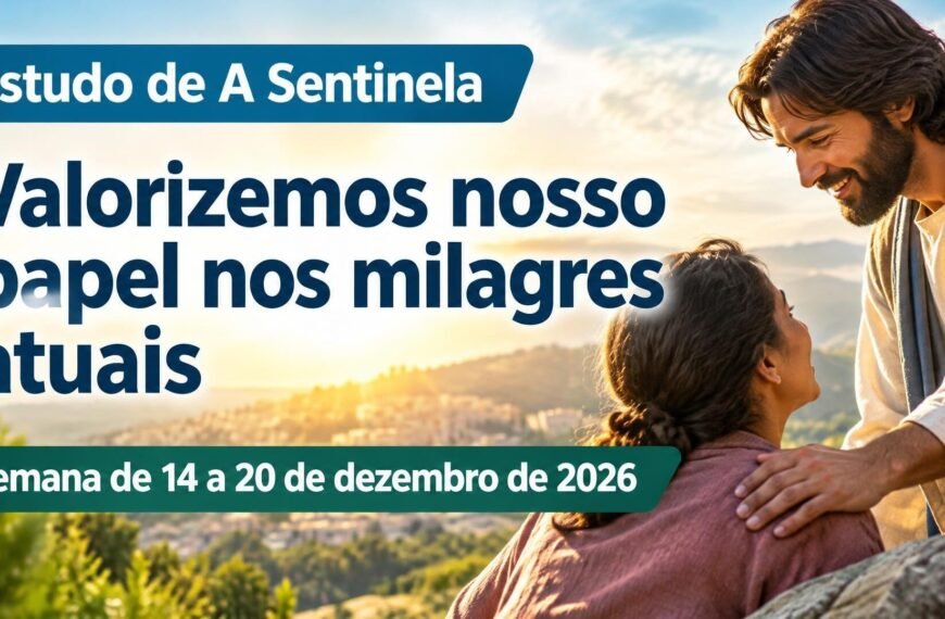 Estudo de A Sentinela Estudo da Sentinela para a semana de 14 a 20 de dezembro de 2026