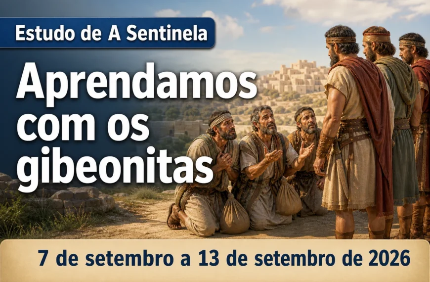 Estudo de A Sentinela Estudo de A Sentinela para a semana de 7 a 13 de setembro de 2026