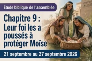Étude biblique de l’assemblée pour la semaine du 21 au 27 septembre 2026