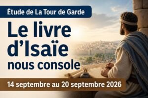 Étude de La Tour de Garde pour la semaine du 14 au 20 septembre 2026