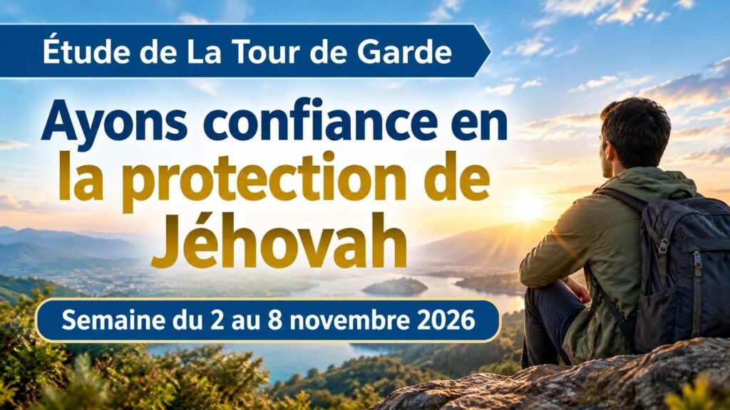 Étude de La Tour de Garde pour la semaine du 2 au 8 novembre 2026