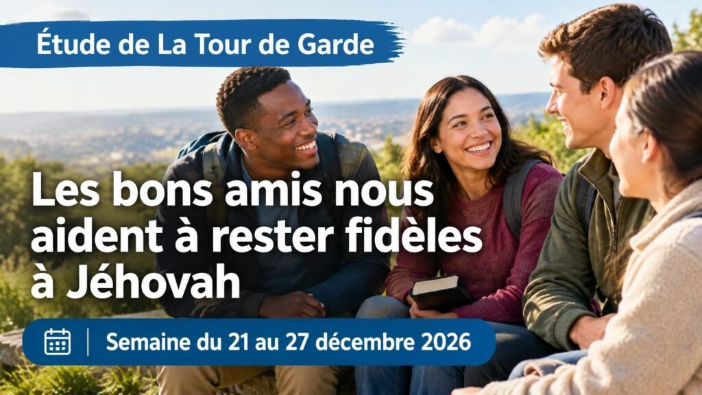 Étude de La Tour de Garde pour la semaine du 21 au 27 décembre 2026