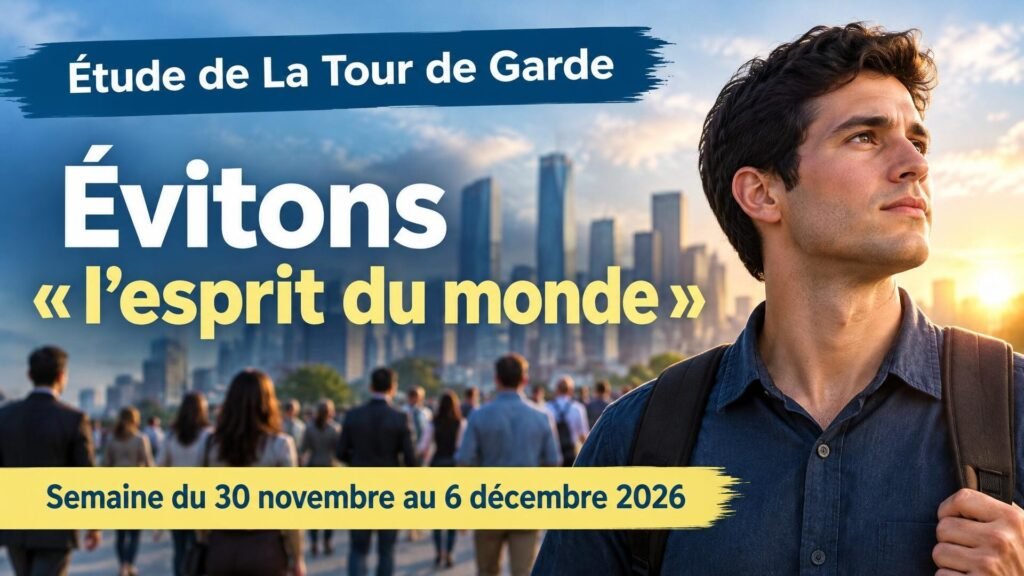 Étude de La Tour de Garde pour la semaine du 30 novembre au 6 décembre 2026
