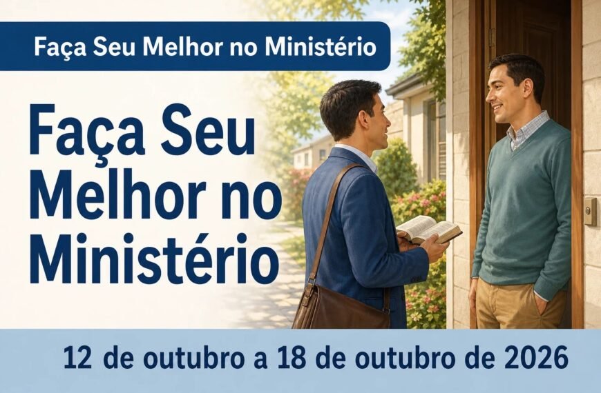 Faça Seu Melhor no Ministério para a semana de 12 a 18 de outubro de 2026