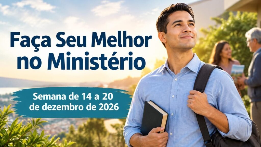 Faça Seu Melhor no Ministério para a semana de 14 a 20 de dezembro de 2026