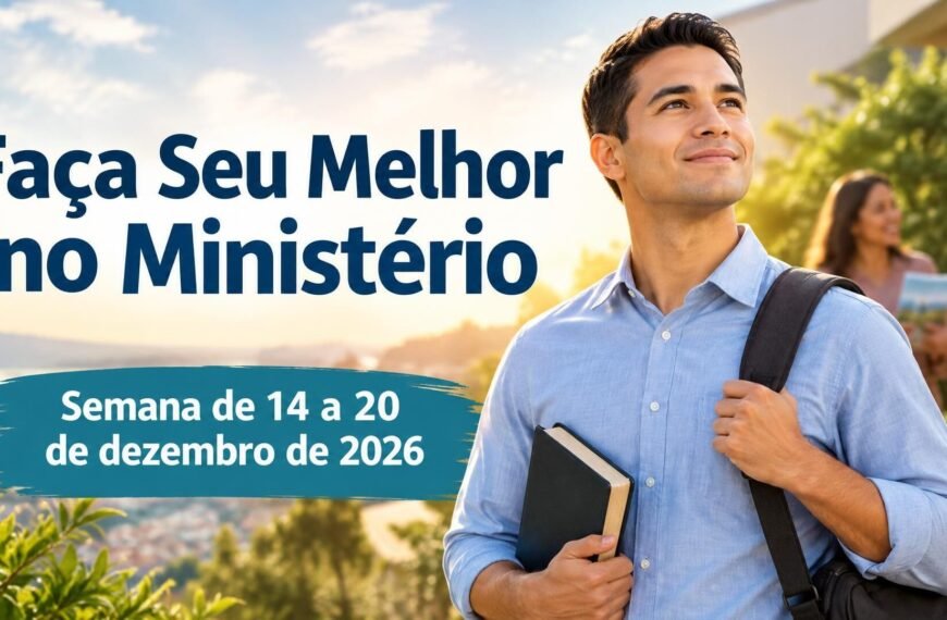 Faça Seu Melhor no Ministério para a semana de 14 a 20 de dezembro de 2026
