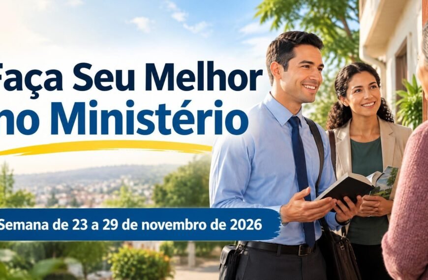 Faça Seu Melhor no Ministério para a semana de 23 a 29 de novembro de 2026