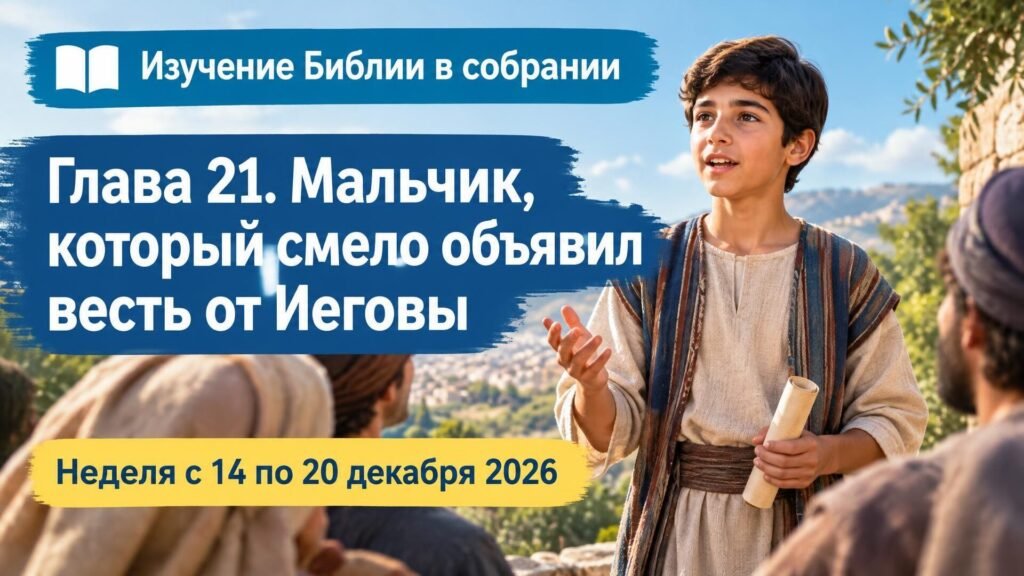 Изучение Библии в собрании на неделю 14—20 декабря 2026 года