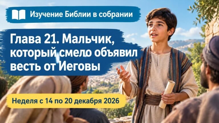 Изучение Библии в собрании на неделю 14—20 декабря 2026 года