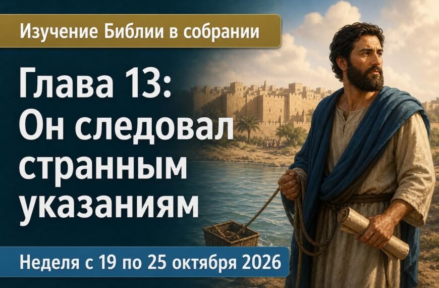 Изучение Библии в собрании на неделю с 19 по 25 октября 2026 года