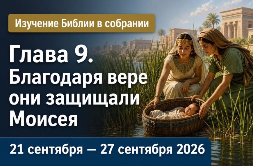 Комментарии к встрече Свидетелей Иеговы Изучение Библии в собрании на неделю 21—27 сентября 2026 года