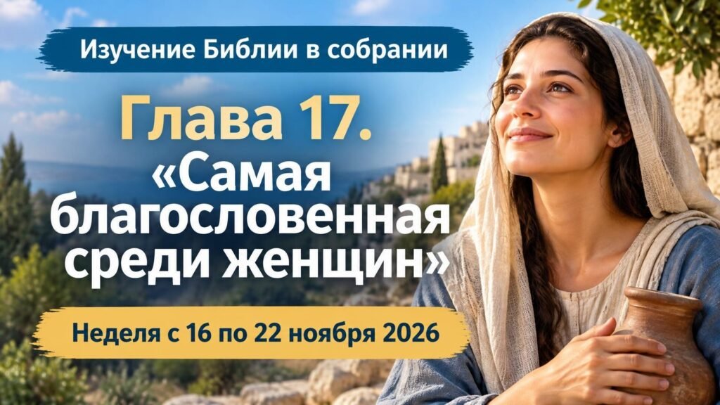 Изучение Библии в собрании на неделю с 16 по 22 ноября 2026 года Изучение Библии в собрании на неделю с 16 по 22 ноября 2026 года