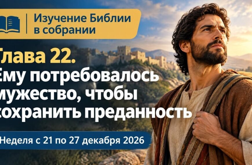 Изучение Библии в собрании на неделю с 21 по 27 декабря 2026 года