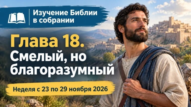 Изучение Библии в собрании на неделю с 23 по 29 ноября 2026 года