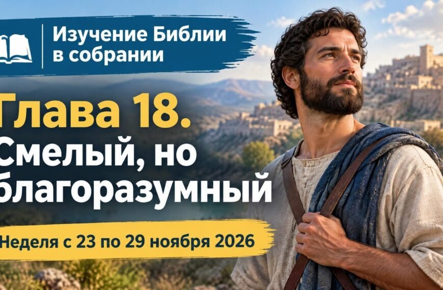 Изучение Библии в собрании на неделю с 23 по 29 ноября 2026 года
