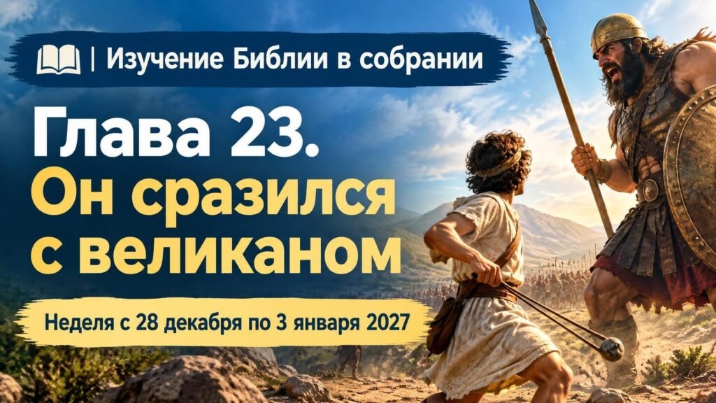 Изучение Библии в собрании на неделю с 28 декабря 2026 года по 3 января 2027 года