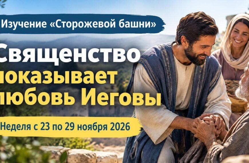 Изучение «Сторожевой башни» на неделю 23—29 ноября 2026 года