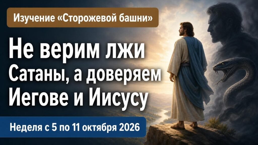 Изучение «Сторожевой башни» на неделю с 5 по 11 октября 2026 года Изучение «Сторожевой башни» на неделю с 5 по 11 октября 2026 года