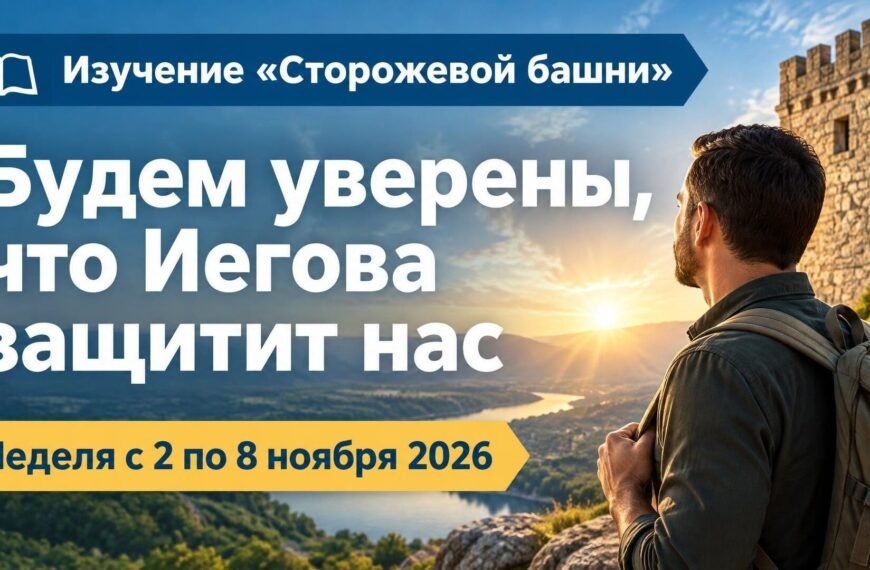 Изучение «Сторожевой башни» на неделю с 2 по 8 ноября 2026 года