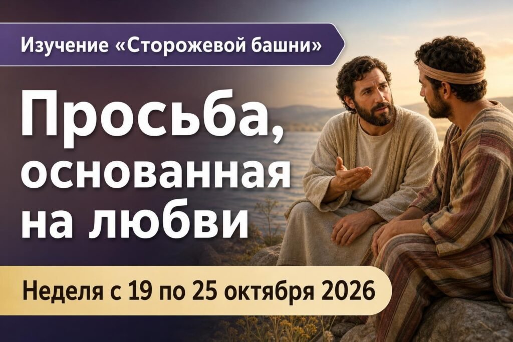 Изучение «Сторожевой башни» на неделю 19—25 октября 2026 года Изучение «Сторожевой башни» на неделю 19—25 октября 2026 года