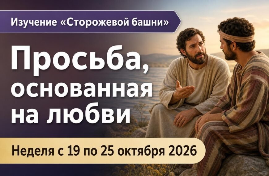 Изучение «Сторожевой башни» на неделю 19—25 октября 2026 года