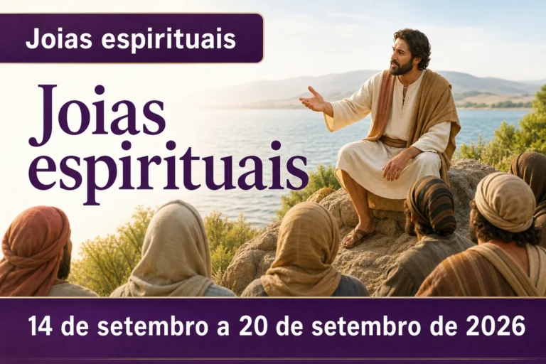 Joias espirituais para a semana de 14 a 20 de setembro de 2026