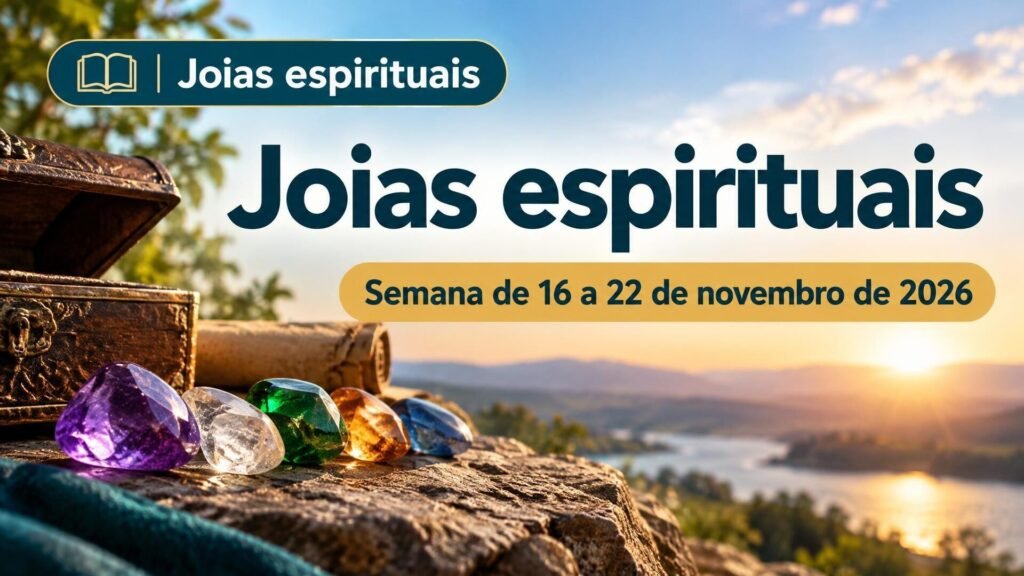 Joias espirituais para a semana de 16 a 22 de novembro de 2026 Joias espirituais para a semana de 16 a 22 de novembro de 2026