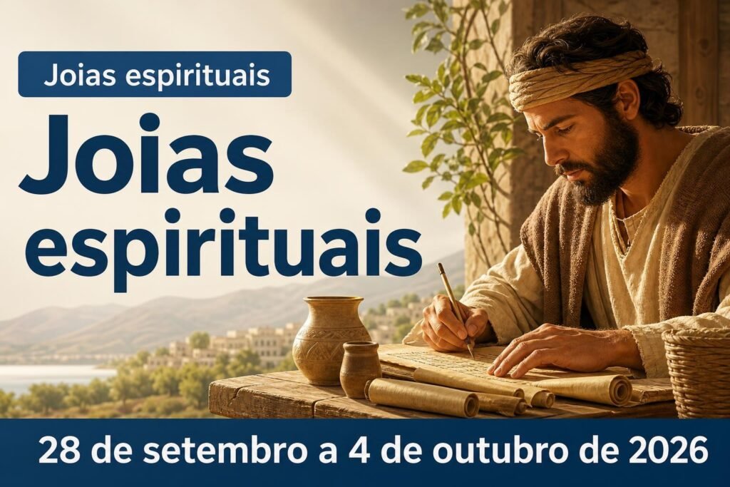 Joias espirituais para a semana de 28 de setembro a 4 de outubro de 2026