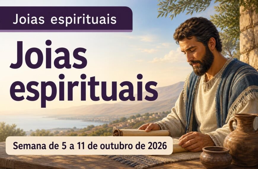 Joias espirituais para a semana de 5 a 11 de outubro de 2026