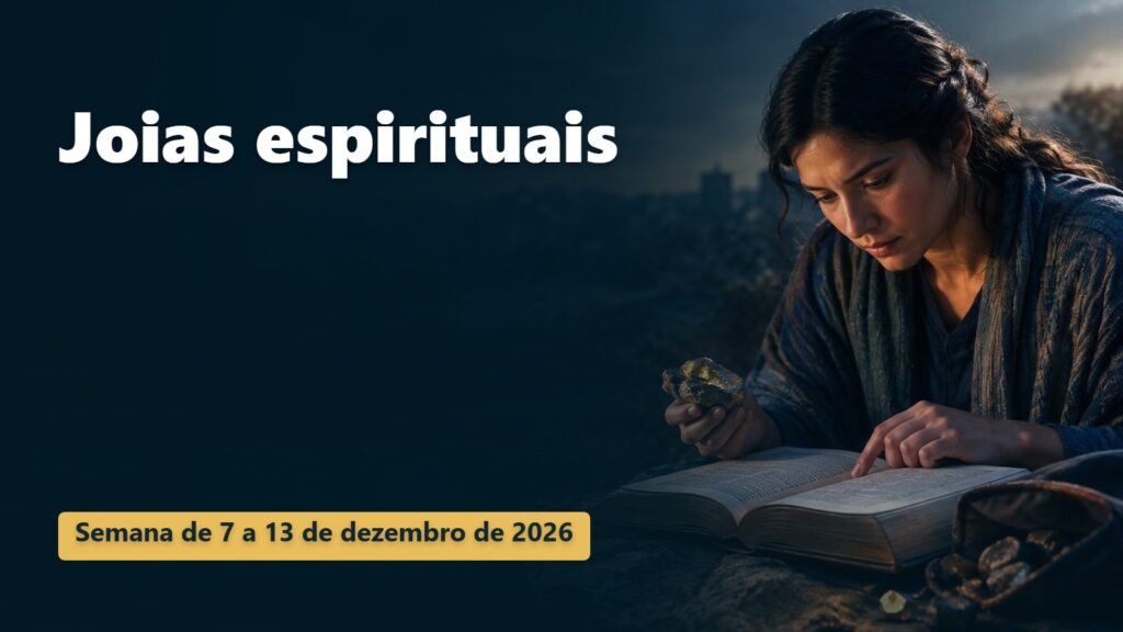 Joias espirituais para a semana de 7 a 13 de dezembro de 2026 Joias espirituais para a semana de 7 a 13 de dezembro de 2026