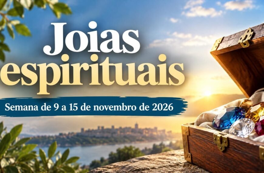 Joias espirituais Joias espirituais para a semana de 9 a 15 de novembro de 2026