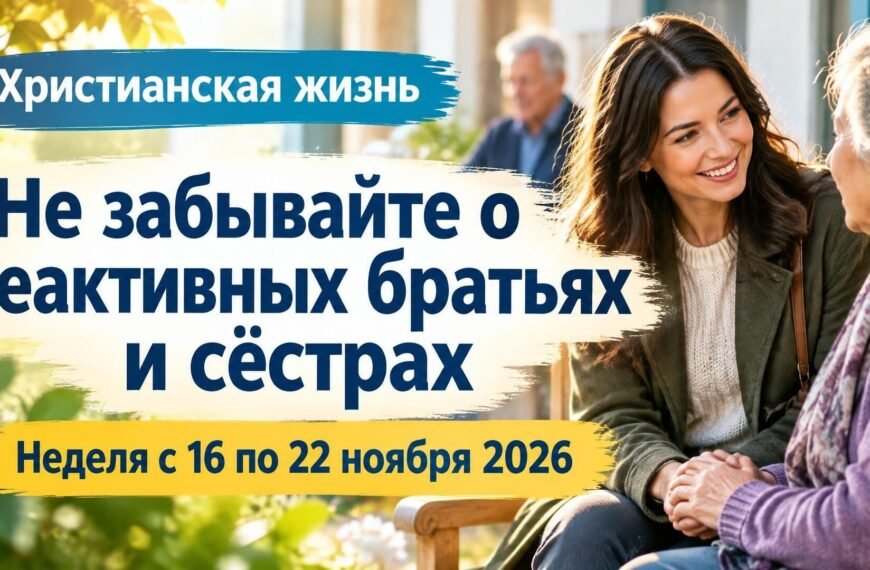 Христианская жизнь на неделю с 16 по 22 ноября 2026 года