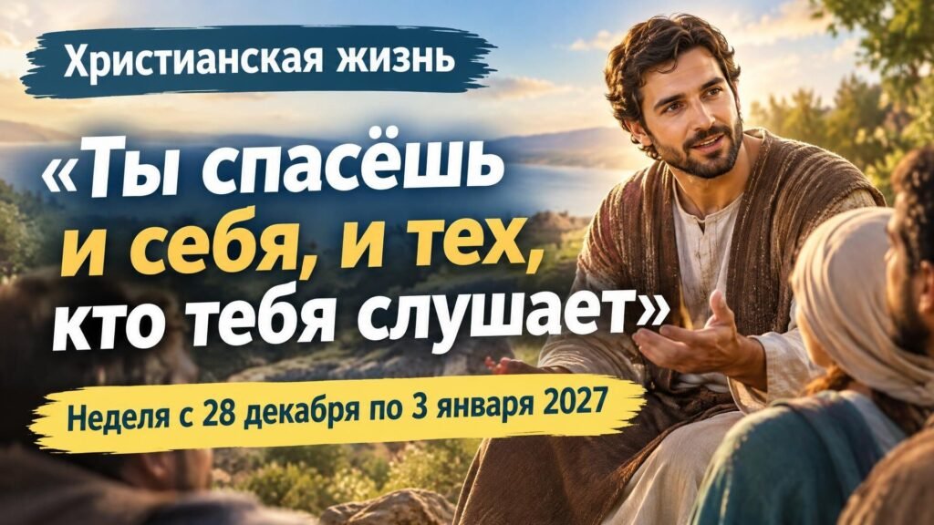 Христианская жизнь на неделю с 28 декабря 2026 года по 3 января 2027 года