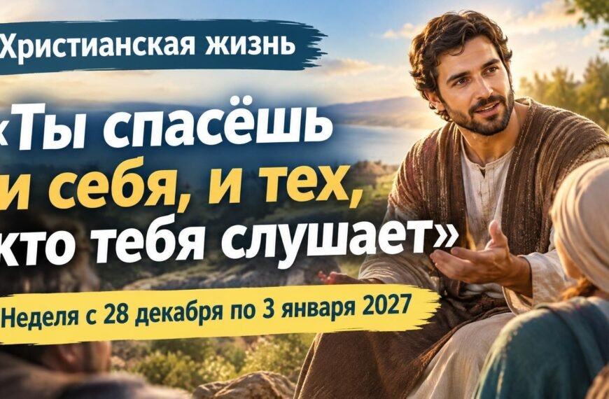 Христианская жизнь на неделю с 28 декабря 2026 года по 3 января 2027 года