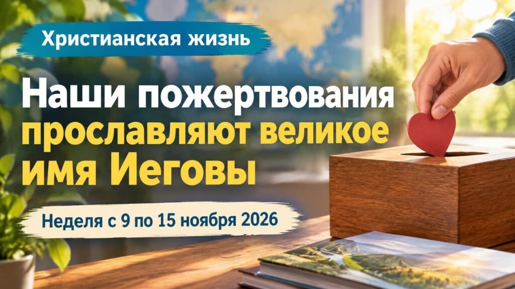 Христианская жизнь на неделю с 9 по 15 ноября 2026 года