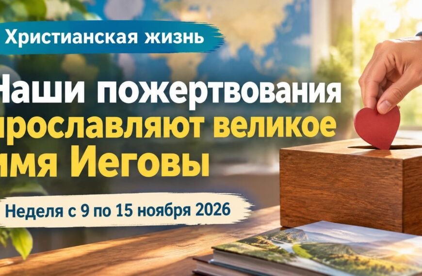 Христианская жизнь на неделю с 9 по 15 ноября 2026 года