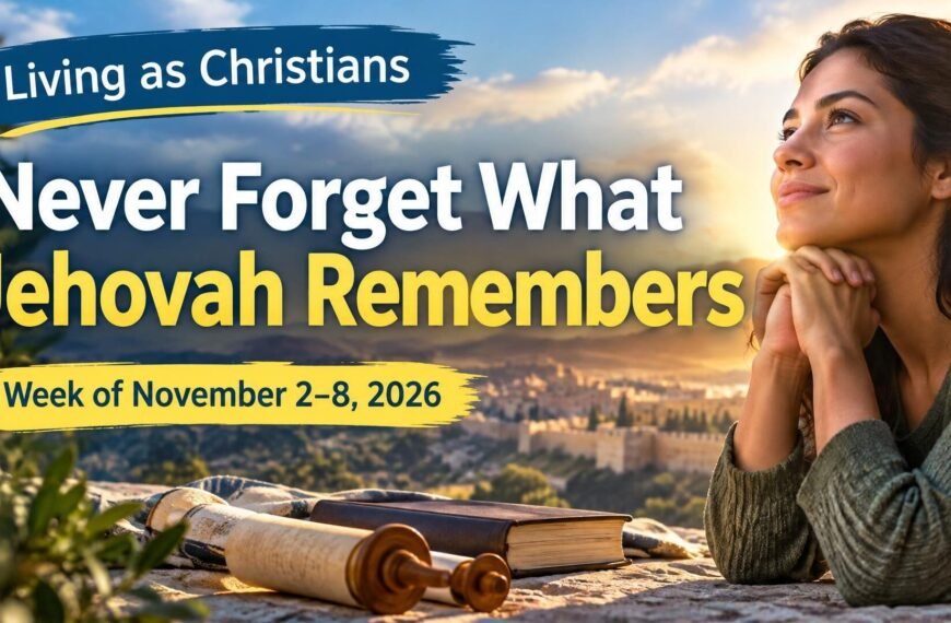 Living as Christians Living as Christians for the week of November 2-8, 2026