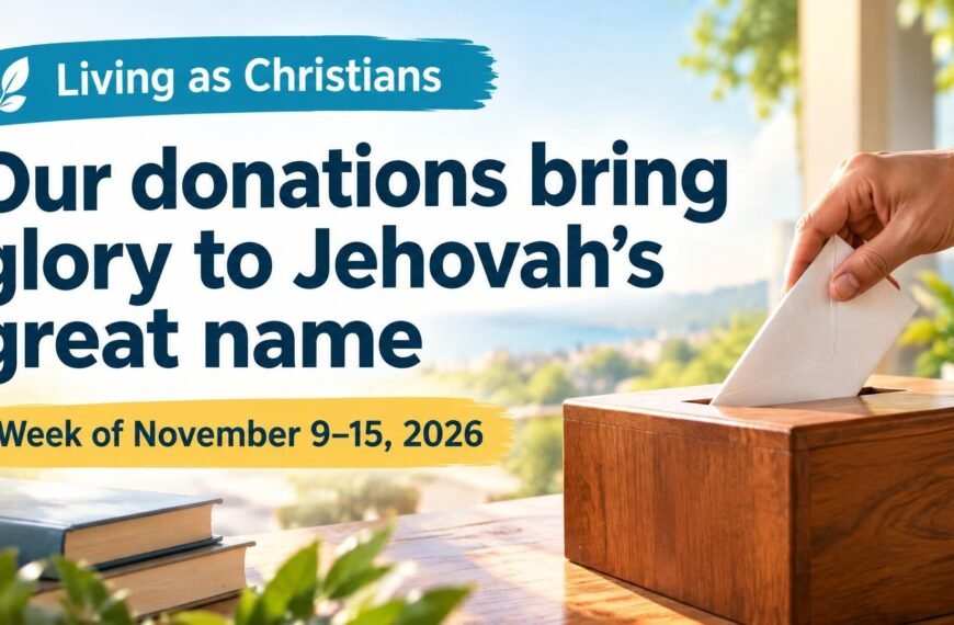Living as Christians Living as Christians for the week of November 9-15, 2026
