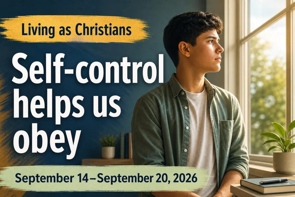Living as Christians for the week of September 14-20, 2026