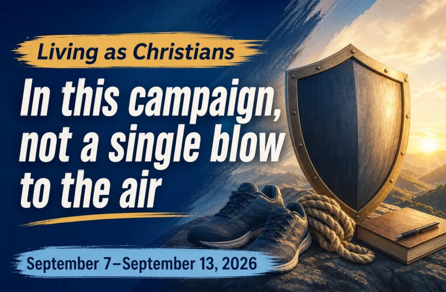 Living as Christians Living as Christians for the Week of September 7-13, 2026