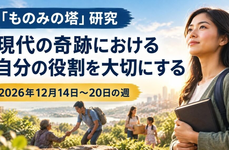 2026年12月14日から20日の「ものみの塔」研究